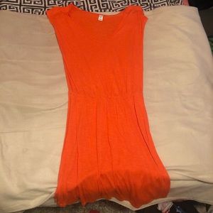 Orange dress